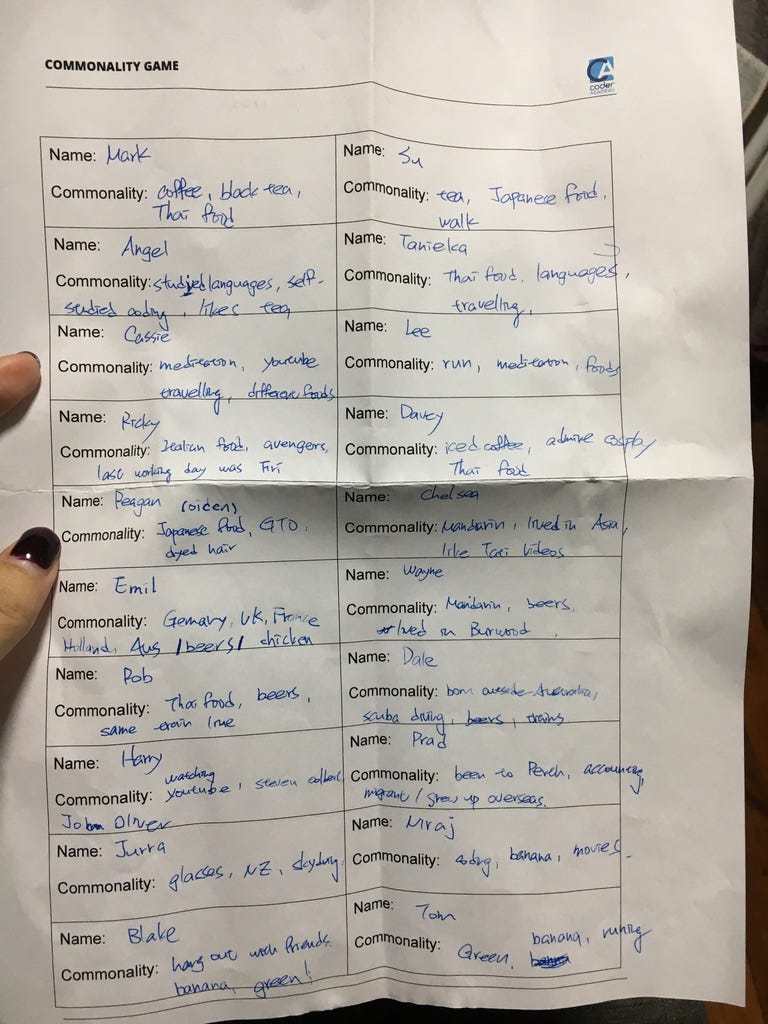 程式設計訓練營破冰遊戲