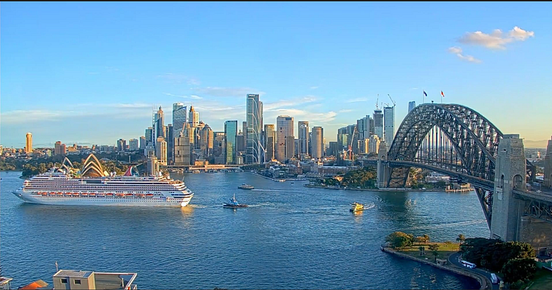 Carnival Splendor 郵輪航線圖