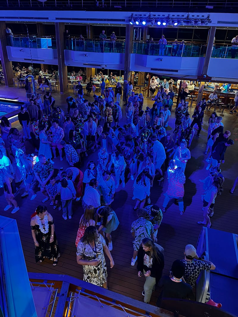 郵輪島嶼主題甲板派對