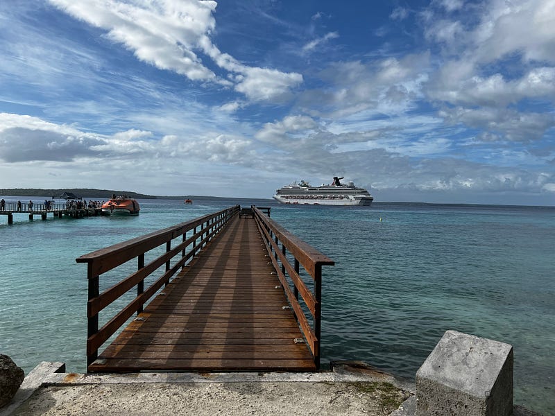 Lifou島碼頭登陸點
