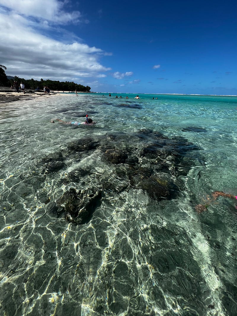 Mystery Island清澈海水