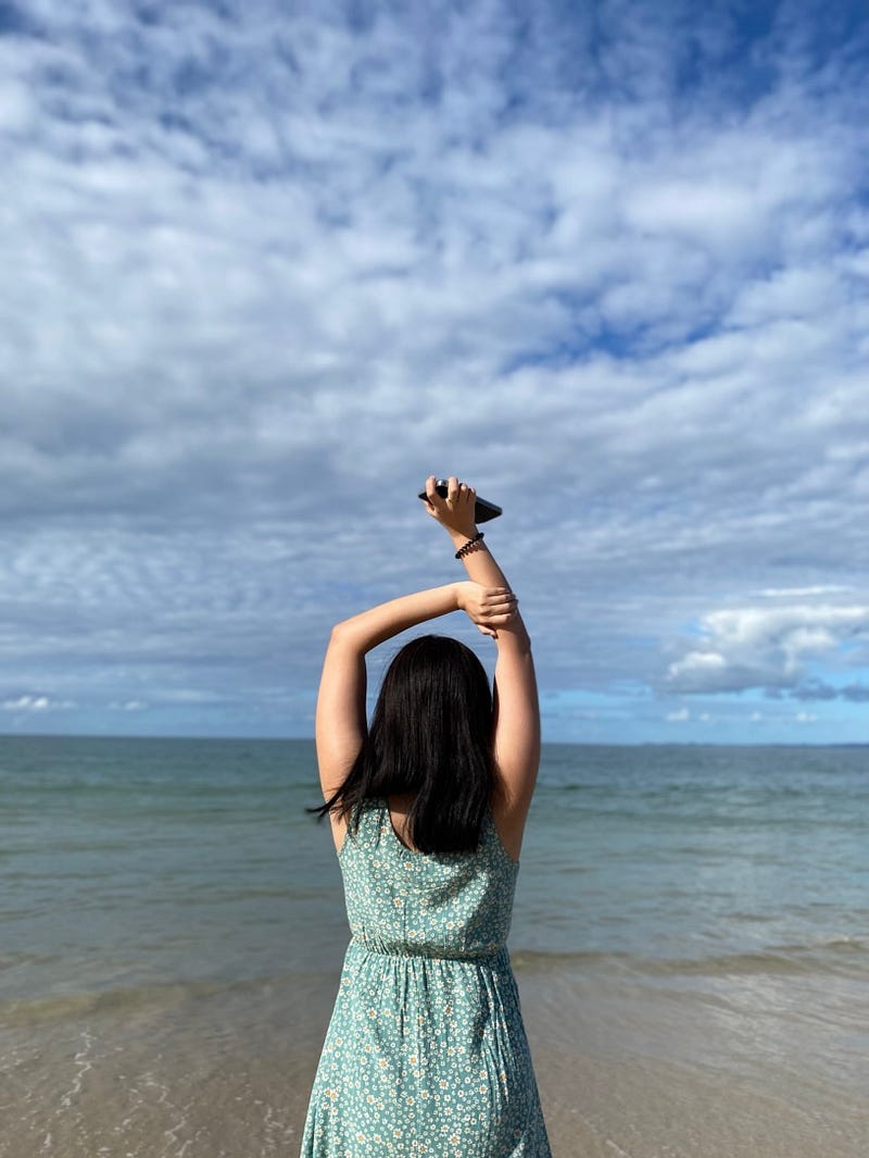 Bribie Island 海邊拍照