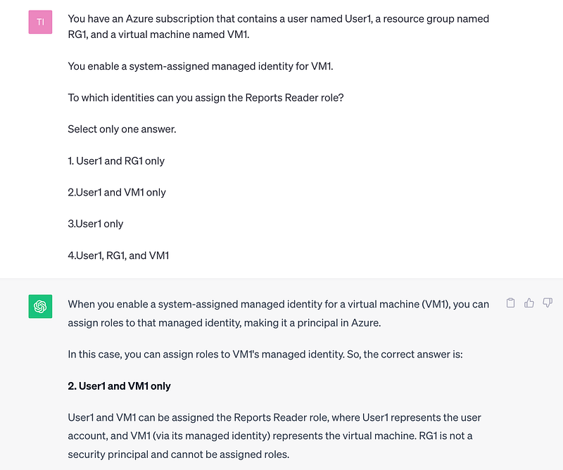 ChatGPT回答考試題目示例