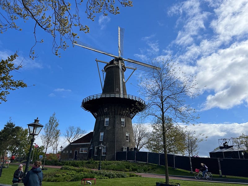 萊登古城傳統荷蘭風車