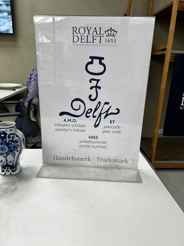 Royal Delft 藍瓷認證標誌