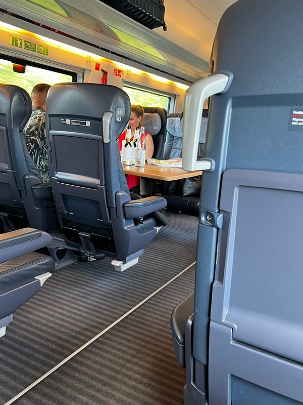 德鐵頭等艙豪華體驗