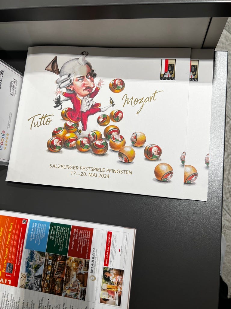 薩爾斯堡遊客中心莫札特紀念冊