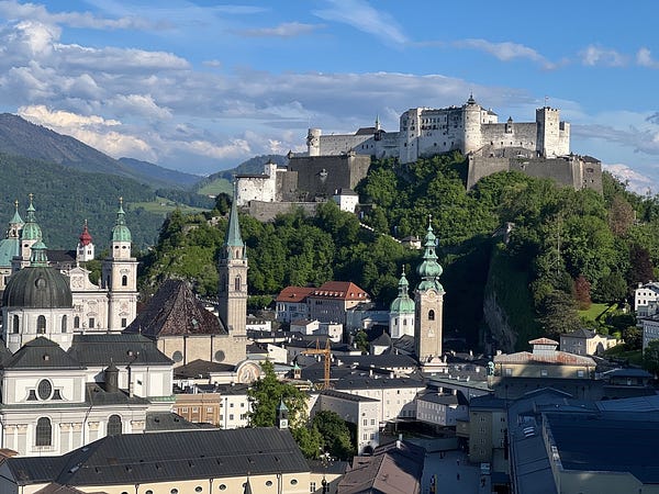 電梯觀景台俯瞰薩爾斯堡