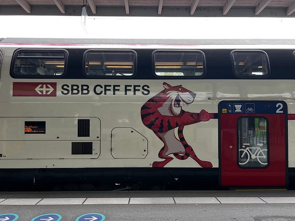 瑞士國鐵現代化車廂設計