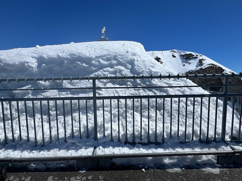 鐵力士山積雪厚度深度測量