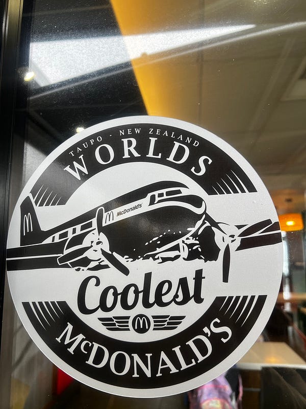 紐西蘭飛機主題餐廳