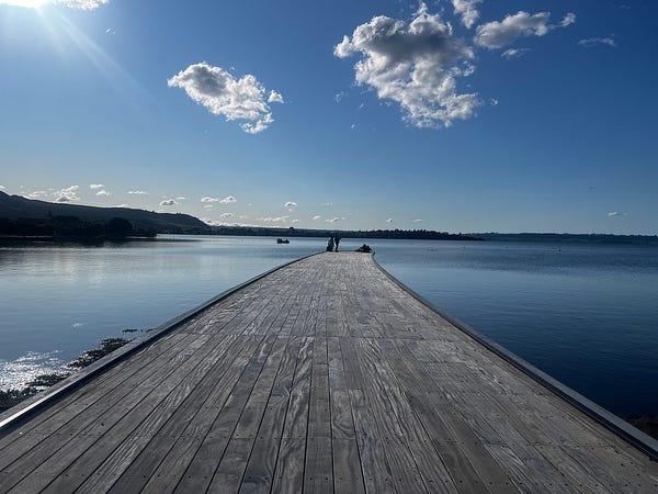 Rotorua 湖邊公園風景