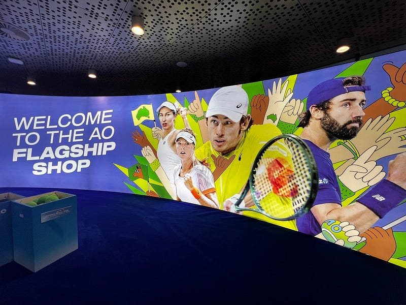 澳網紀念品商店