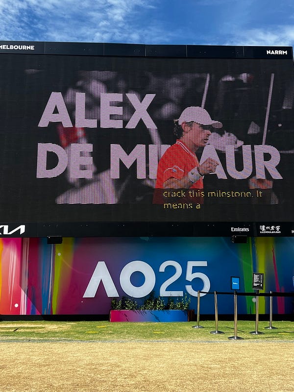 澳網場館外觀全景