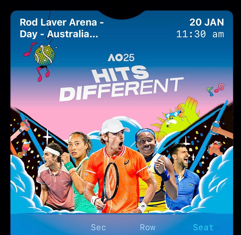 墨爾本澳網現場觀眾席