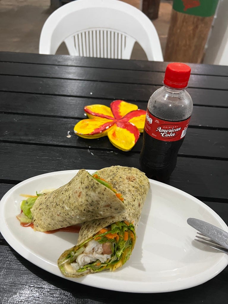 度假村 Fish Wrap 晚餐