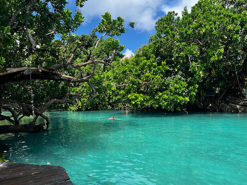 萬那杜 Blue Lagoon 天然瀉湖